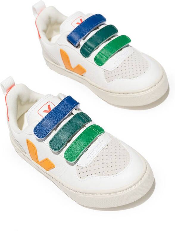 VEJA Kids V-10 sneakers met klittenband Wit