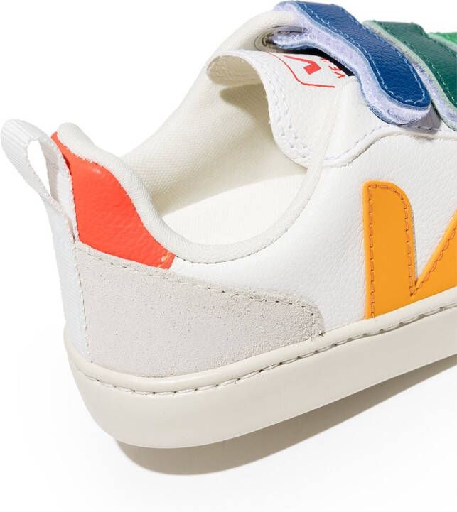 VEJA Kids V-10 sneakers met klittenband Wit