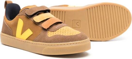 VEJA Kids V-10 suède sneakers Bruin