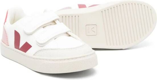 VEJA Kids V-12 ChromeFree low-top sneakers Wit