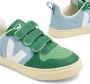 VEJA Kids V-12 Chromefree sneakers met klittenband Groen - Thumbnail 5