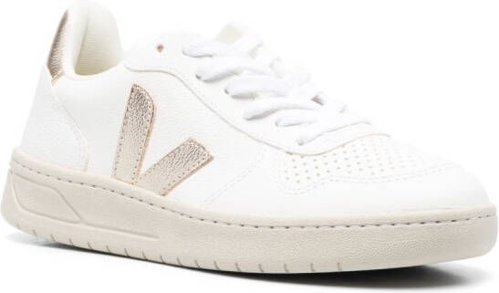 VEJA V-10 leren sneakers Wit