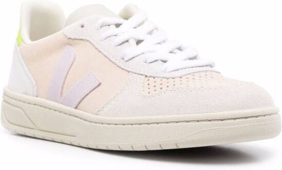 VEJA V-10 sneakers met colourblocking Grijs