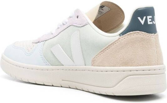 VEJA V-10 suède sneakers Groen