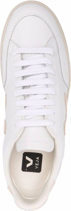 VEJA V-12 leren sneakers Wit