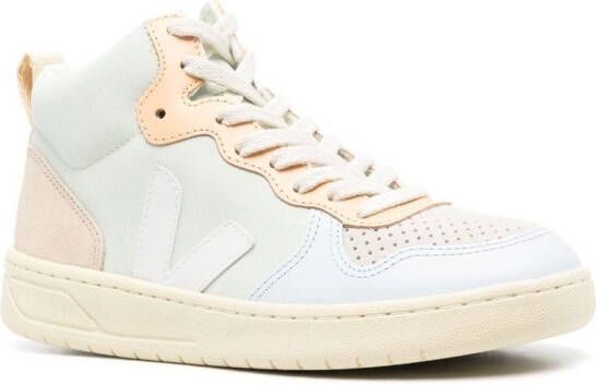 VEJA V-15 high-top sneakers Groen