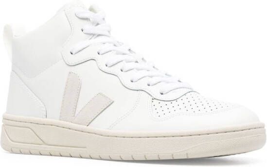 VEJA V-15 high-top sneakers Wit