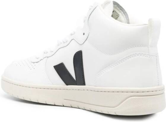 VEJA V-15 high-top sneakers Wit