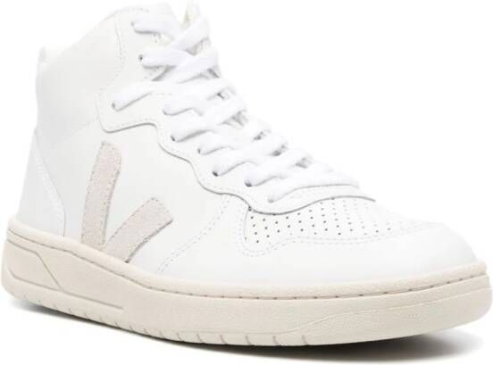 VEJA V-15 high-top sneakers Wit