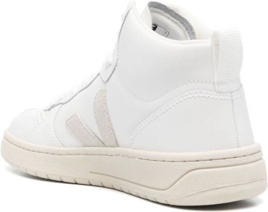 VEJA V-15 high-top sneakers Wit