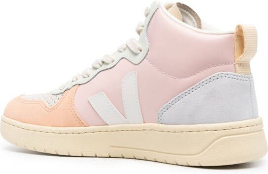 VEJA V-15 leren sneakers Roze