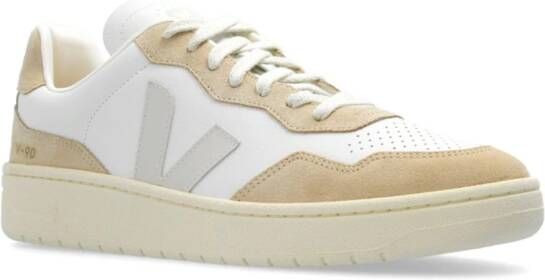 VEJA V-90 leren sneakers Wit