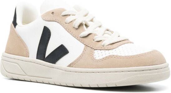 VEJA V-10 ChromeFree low-top sneakers Beige