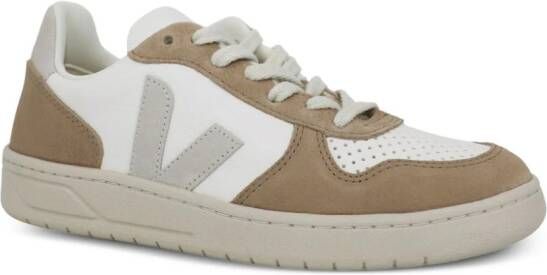 VEJA V-10 ChromeFree low-top sneakers Beige