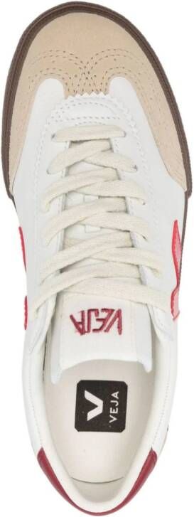 VEJA Volley leren sneakers met vlakken Wit