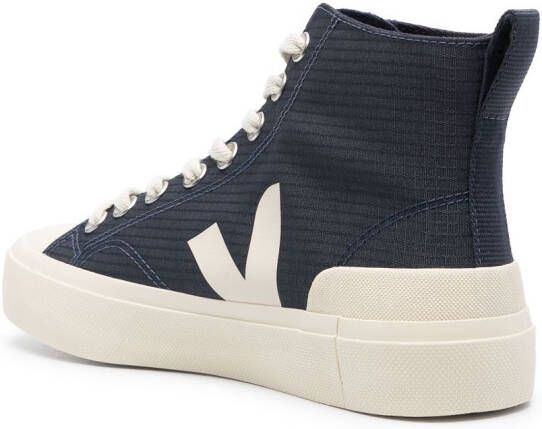 VEJA Wata II Pierre canvas sneakers Blauw