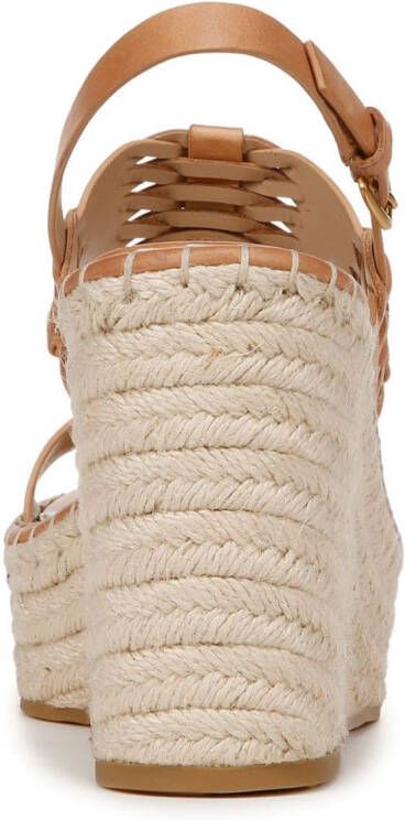 Veronica Beard Riya sandalen met sleehak Bruin