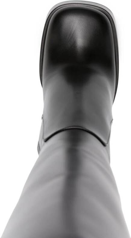 Versace Aevitas 125mm laarzen met plateauzool Zwart