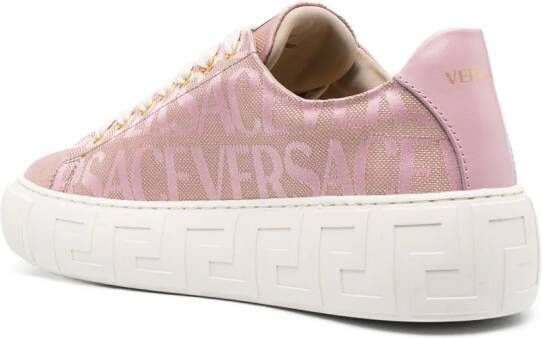 Versace Allover Greca sneakers Roze