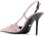 Versace Allover slingback pumps Roze - Thumbnail 3