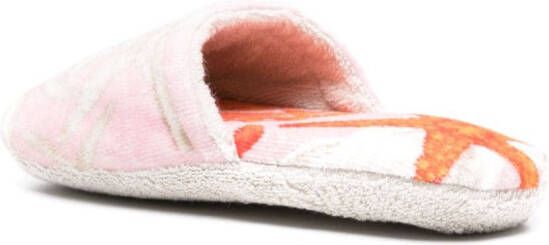 Versace Barocco De La Mer badslippers Roze