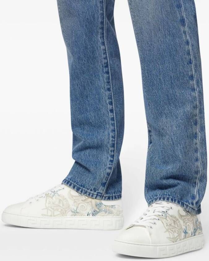 Versace Barocco Sea Greca sneakers Wit