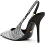 Versace Medusa 95' slingback pumps met kristallen Zwart - Thumbnail 3