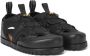 Versace Gekooide sandalen met logo-reliëf Zwart - Thumbnail 2