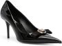 Versace 85 mm Gianni Ribbon pumps Zwart - Thumbnail 2