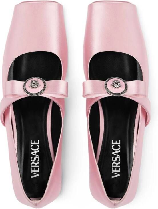 Versace Carla Ribbon ballerina's Roze