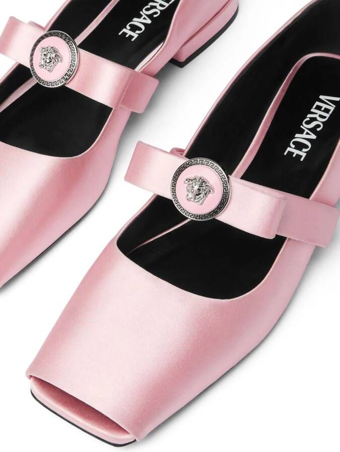 Versace Carla Ribbon ballerina's Roze