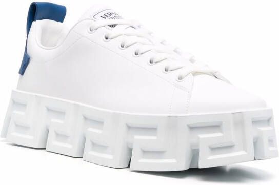 Versace Greca Labyrinth low-top sneakers Wit