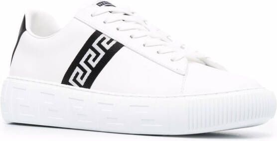 Versace Greca low-top sneakers Wit