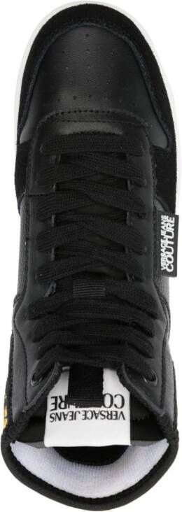 Versace Jeans Couture Barocco high-top sneakers Zwart