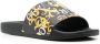 Versace Jeans Couture Slippers met 'Barocco' print Zwart - Thumbnail 2
