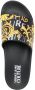 Versace Jeans Couture Slippers met 'Barocco' print Zwart - Thumbnail 4