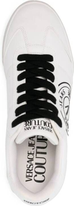 Versace Jeans Couture Brooklyn sneakers met V-embleem Wit