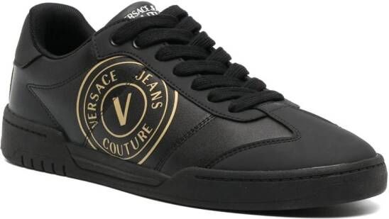 Versace Jeans Couture Brooklyn sneakers met V-embleem Zwart