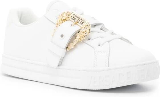 Versace Jeans Couture Court 88 leren sneakers Wit