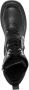 Versace Jeans Couture Drew combat boots met barokgesp Zwart - Thumbnail 4