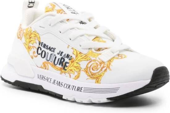 Versace Jeans Couture Dynamic Barocco sneakers Wit
