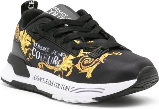 Versace Jeans Couture Dynamic Barocco sneakers Zwart