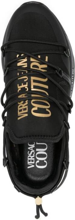 Versace Jeans Couture Dynamic slip-on sneakers Zwart