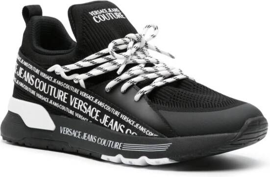 Versace Jeans Couture Dynamic sneakers met vlakken Zwart