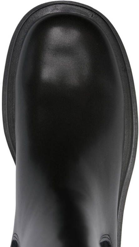 Versace Jeans Couture Laarzen met logoprint Zwart