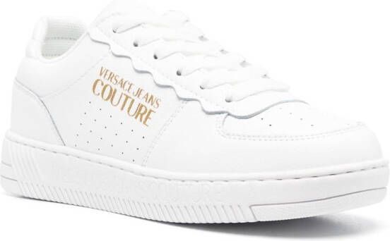 Versace Jeans Couture Sneakers met logoprint Wit