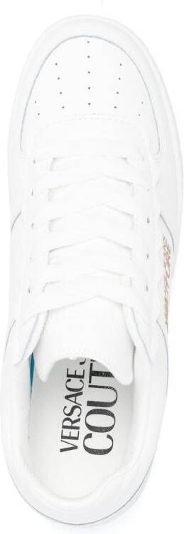 Versace Jeans Couture Sneakers met logoprint Wit