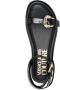Versace Jeans Couture Mallory sandalen met plateauzool Zwart - Thumbnail 4
