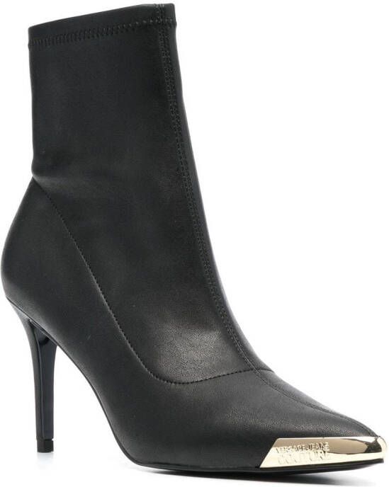 Versace Jeans Couture Laarzen met puntige neus Zwart