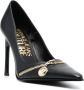 Versace Jeans Couture Pumps met puntige neus Zwart - Thumbnail 2